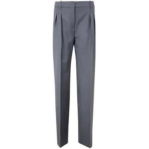 Trousers > Straight Trousers - - Loulou Studio - Modalova