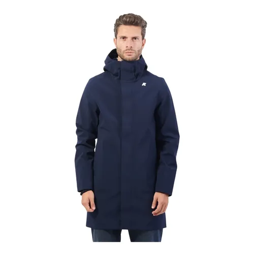 K-Way - Coats > Parkas - Blue - K-Way - Modalova