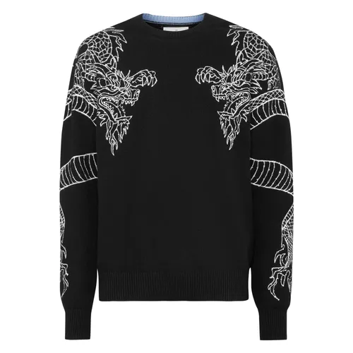 Knitwear > Round-neck Knitwear - - Philipp Plein - Modalova