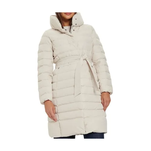 Geox - Coats > Down Coats - Beige - Geox - Modalova