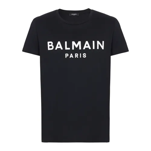 Balmain - Tops > T-Shirts - Black - Balmain - Modalova