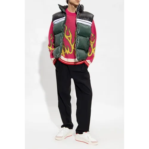Trousers > Slim-fit Trousers - - Palm Angels - Modalova