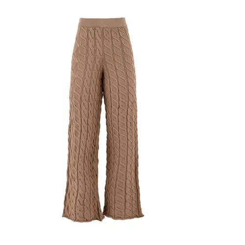 Trousers > Wide Trousers - - Akep - Modalova