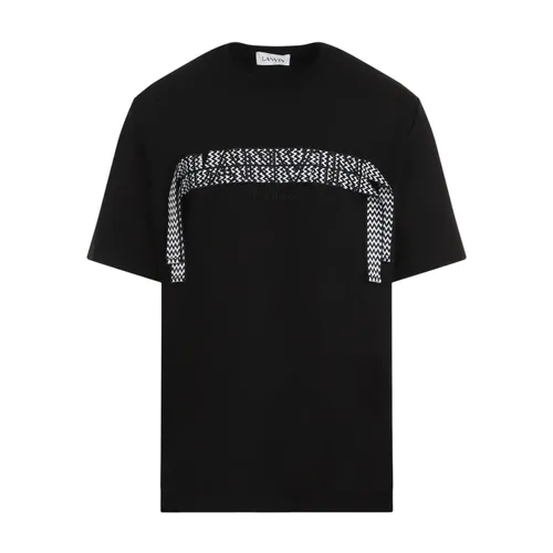 Lanvin - Tops > T-Shirts - Black - Lanvin - Modalova