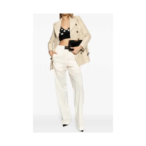 Trousers > Wide Trousers - - Dolce & Gabbana - Modalova
