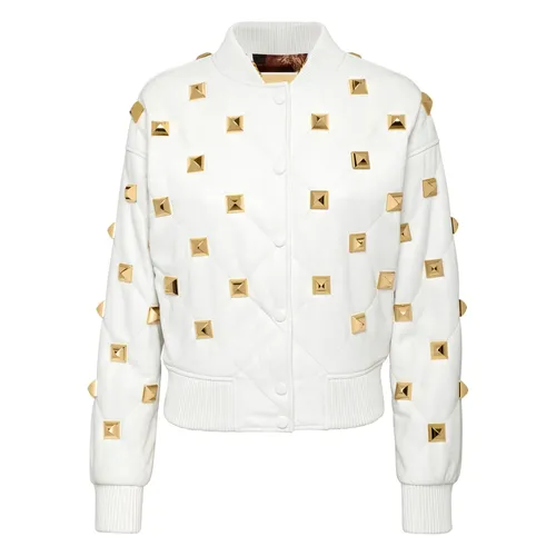 Jackets > Leather Jackets - - Philipp Plein - Modalova