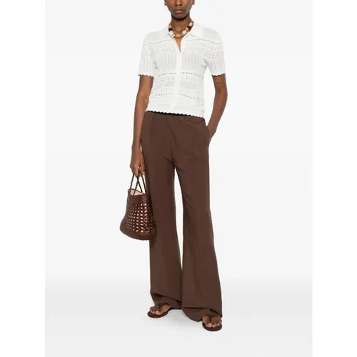Trousers > Wide Trousers - - Ermanno Scervino - Modalova