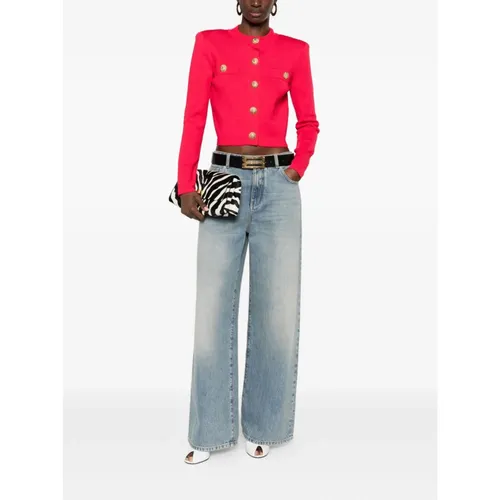 Knitwear > Cardigans - - Balmain - Modalova