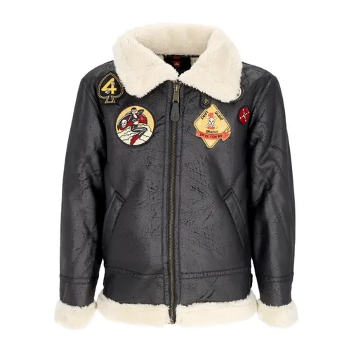 Jackets > Faux Fur & Shearling Jackets - - Alpha Industries - Modalova