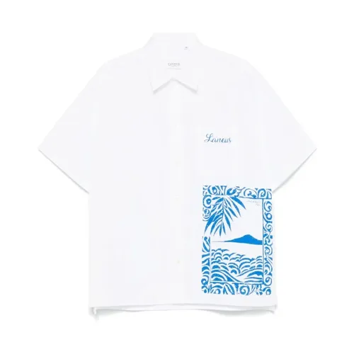 Shirts > Short Sleeve Shirts - - Laneus - Modalova