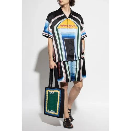 Shirts > Short Sleeve Shirts - - Casablanca - Modalova