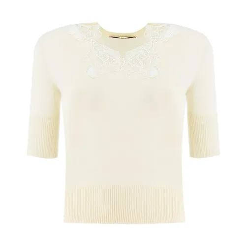 Knitwear > Round-neck Knitwear - - Ermanno Scervino - Modalova