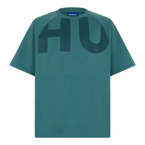 Hugo - Tops > T-Shirts - Blue - Hugo - Modalova