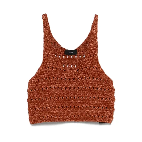 Tops > Sleeveless Tops - - Alanui - Modalova