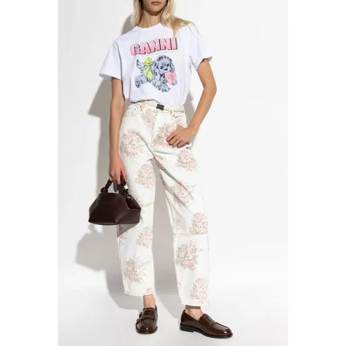 Jeans > Loose-fit Jeans - - Ganni - Modalova