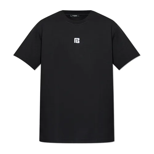 Balmain - Tops > T-Shirts - Black - Balmain - Modalova