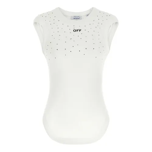 Off - Tops > Sleeveless Tops - - Off White - Modalova