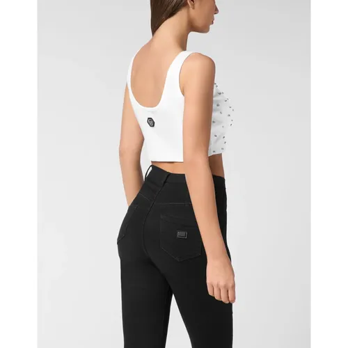 Tops > Sleeveless Tops - - Philipp Plein - Modalova