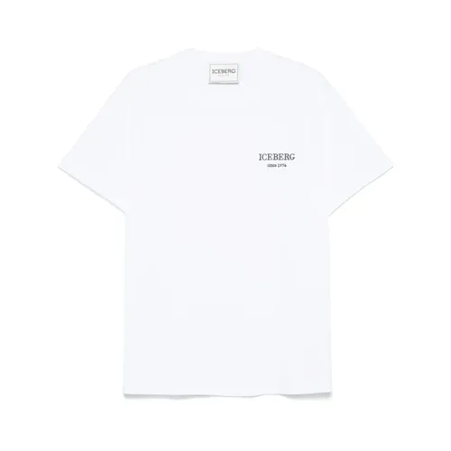 Iceberg - Tops > T-Shirts - White - Iceberg - Modalova