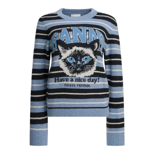 Knitwear > Round-neck Knitwear - - Ganni - Modalova