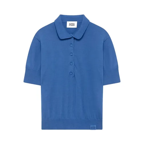 Tops > Polo Shirts - - Alpha Studio - Modalova