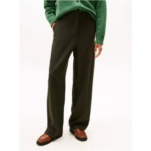 Trousers > Wide Trousers - - Tommy Hilfiger - Modalova
