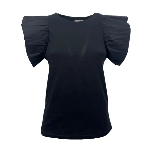 Liu Jo - Tops > T-Shirts - Black - Liu Jo - Modalova