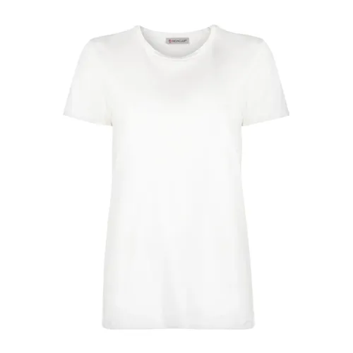 Moncler - Tops > T-Shirts - White - Moncler - Modalova