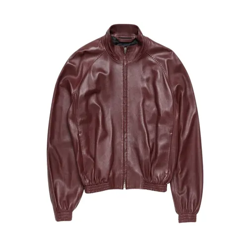 Jackets > Leather Jackets - - Acne Studios - Modalova