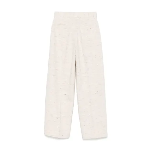 Trousers > Wide Trousers - - Msgm - Modalova
