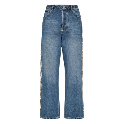 Jeans > Cropped Jeans - - Philipp Plein - Modalova
