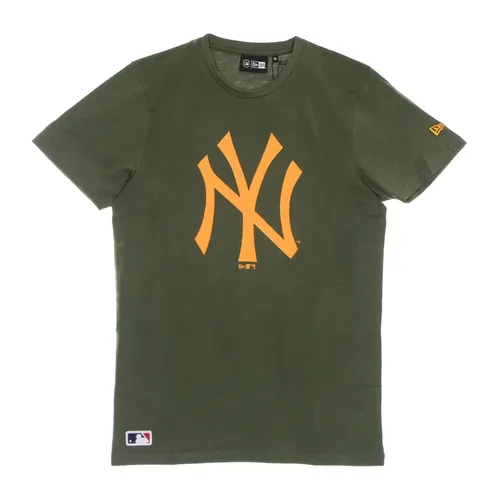 New Era - Tops > T-Shirts - Green - New Era - Modalova