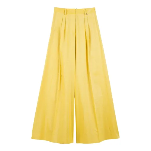 Trousers > Wide Trousers - - Twinset - Modalova