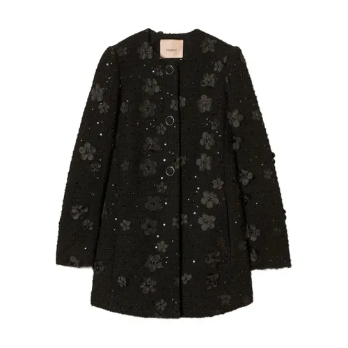 Coats > Single-Breasted Coats - - Twinset - Modalova