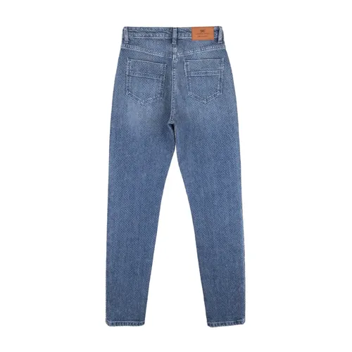 Jeans > Straight Jeans - - Elisabetta Franchi - Modalova