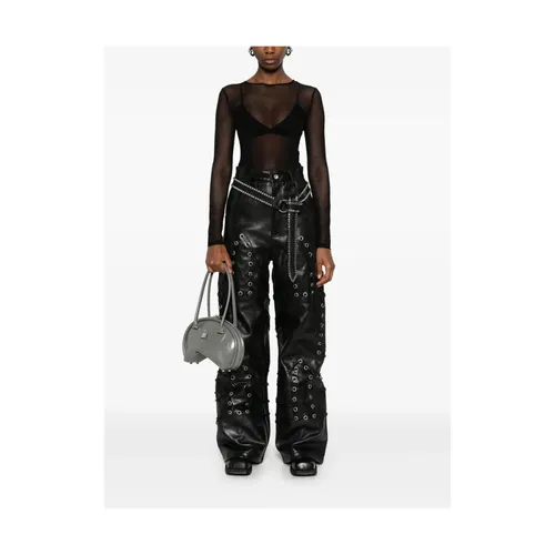 Trousers > Leather Trousers - - Who Decides War - Modalova