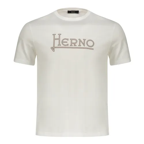 Herno - Tops > T-Shirts - White - Herno - Modalova