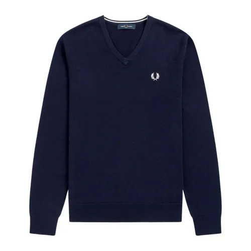 Knitwear > V-neck Knitwear - - Fred Perry - Modalova