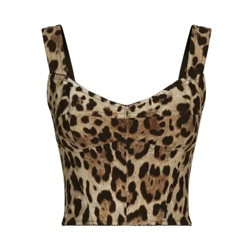 Tops > Sleeveless Tops - - Dolce & Gabbana - Modalova