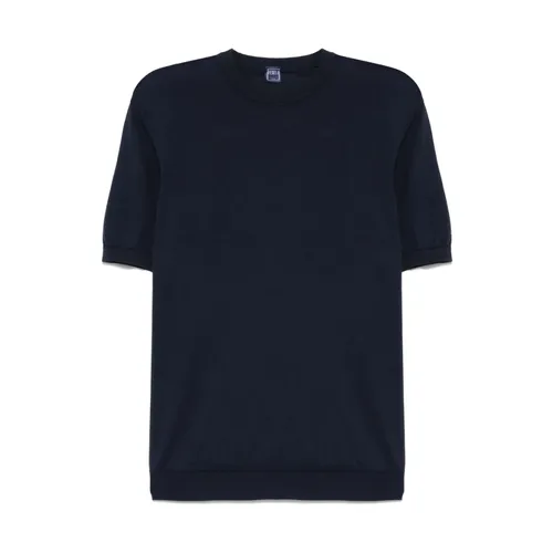 Fedeli - Tops > T-Shirts - Blue - Fedeli - Modalova