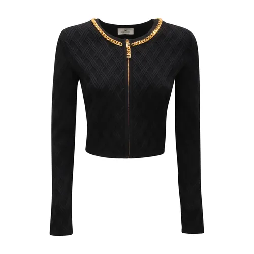 Knitwear > Cardigans - - Elisabetta Franchi - Modalova