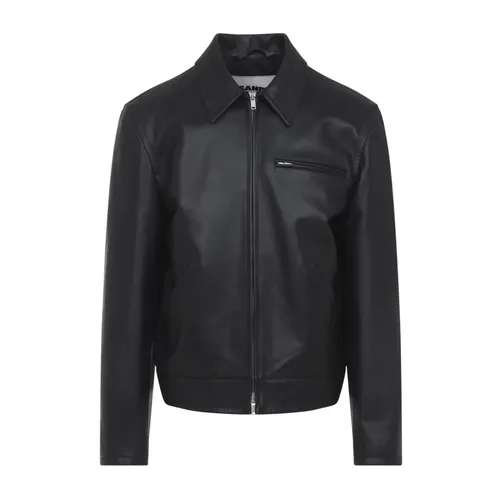 Jackets > Leather Jackets - - Jil Sander - Modalova