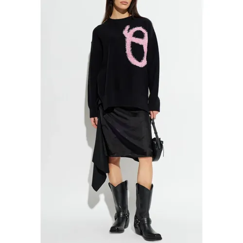 Knitwear > Round-neck Knitwear - - Off White - Modalova