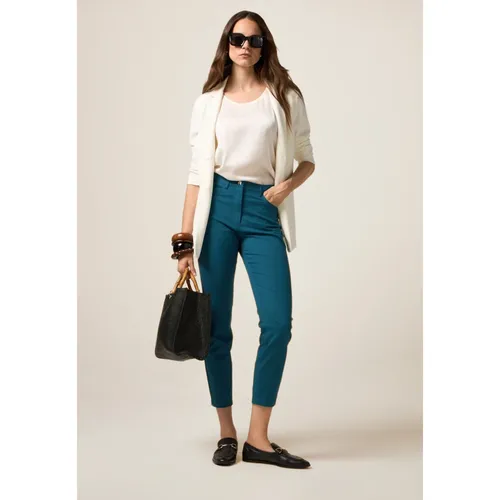 Trousers > Cropped Trousers - - Oltre - Modalova