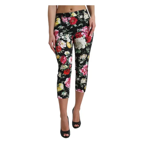 Trousers > Cropped Trousers - - Dolce & Gabbana - Modalova