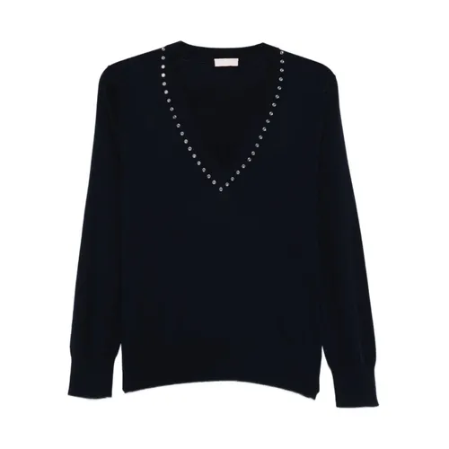 Knitwear > V-neck Knitwear - - Liu Jo - Modalova