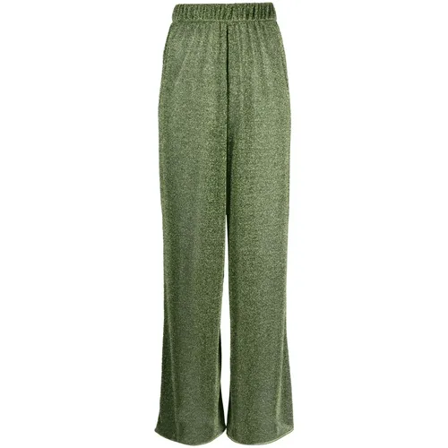 Trousers > Wide Trousers - - Oseree - Modalova
