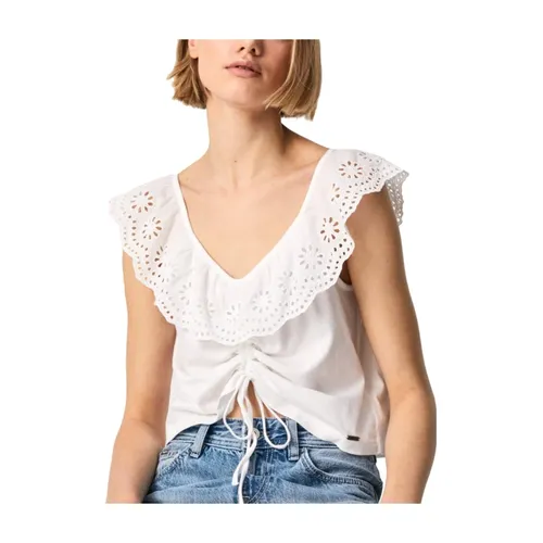 Tops > Sleeveless Tops - - Pepe Jeans - Modalova