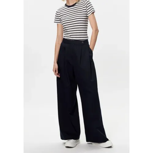 Trousers > Wide Trousers - - Tommy Hilfiger - Modalova