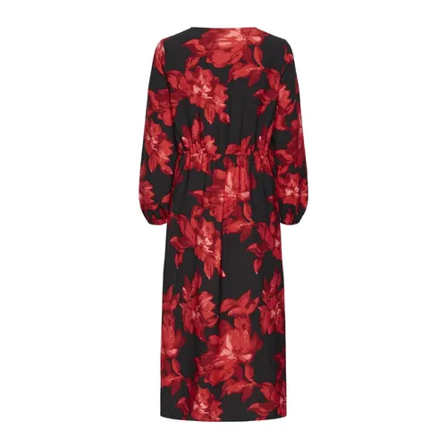 Dresses > Day Dresses > Midi Dresses - - Ichi - Modalova